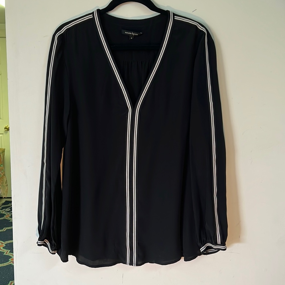 Black Loungewear Blouse